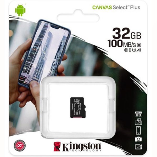 Kingston - Micro SD Kaart - 32 GB - 100 MB/s