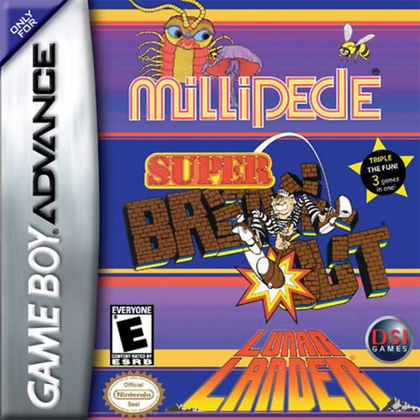 Super Breakout + Millipede + Lunar Lander (GBA) Zonder Hoesje