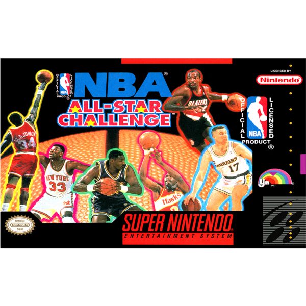 NBA All-Star Challenge (SNES) Losse Cassette
