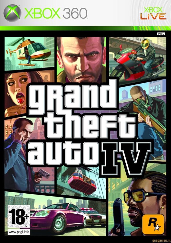 Grand Theft Auto 4 (GTA 4)  (Xbox 360)