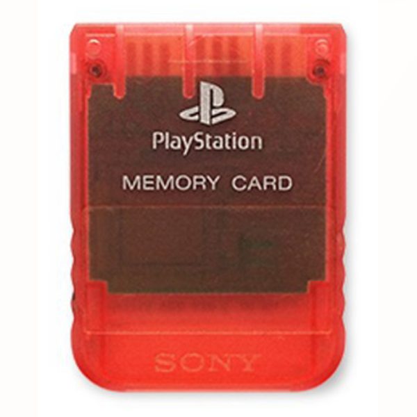 PS1 Memorycard - Origineel (Rood) | Refurbished