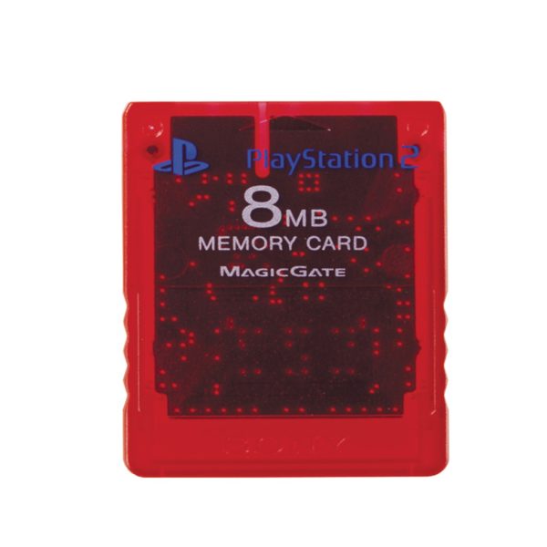PS2 Memorycard - Origineel - 8 MB (Rood) | Refurbished