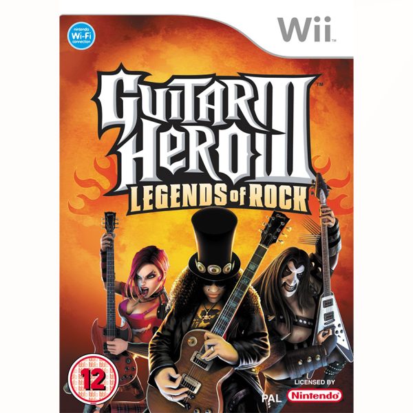 Guitar Hero 3 - Legends of Rock + Gitaar (Nintendo Wii) Refurbished Game