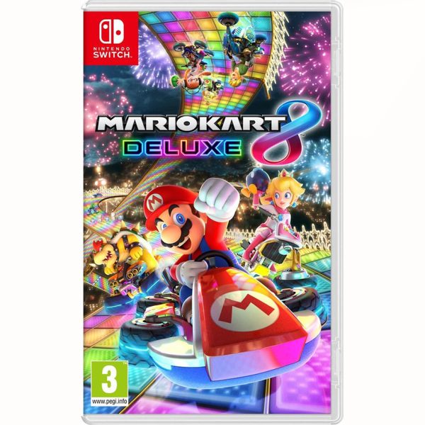 Mario Kart 8 Deluxe (Nintendo Switch) Refurbished game. GEEN HOESJE
